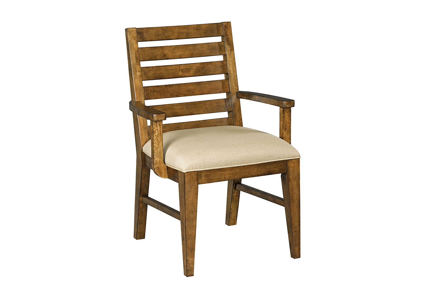 Traverse Nutmeg Ladderback Arm Chair (Set of 2),Kincaid