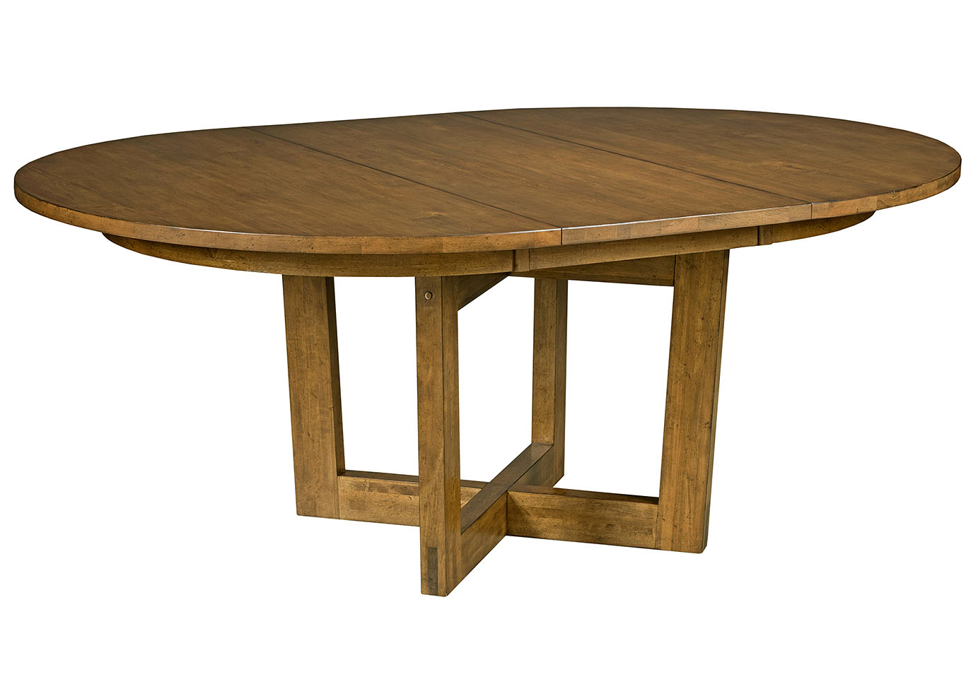 Traverse Nutmeg 54" Round Dining Table,Kincaid