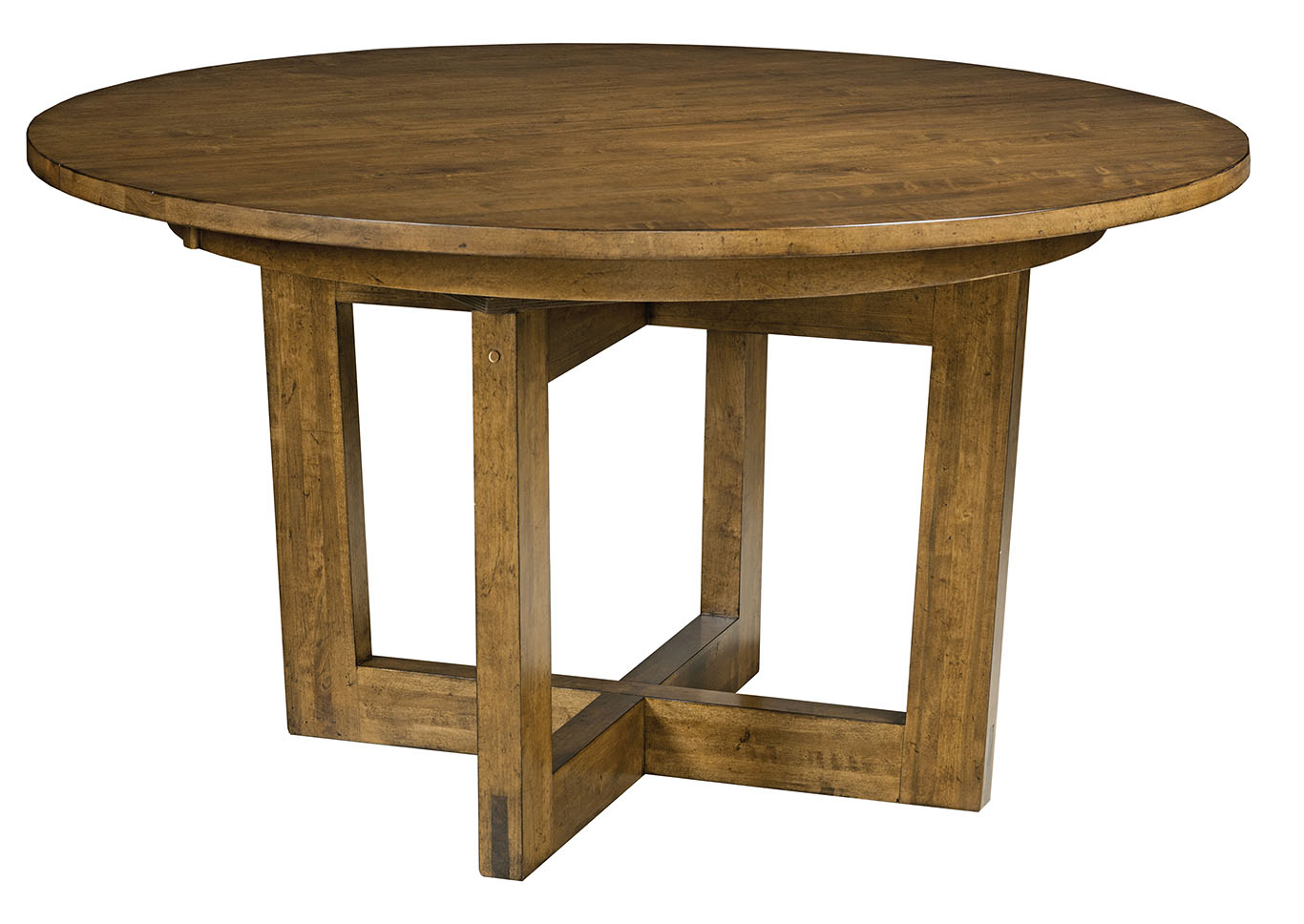 Traverse Nutmeg 54" Round Dining Table,Kincaid