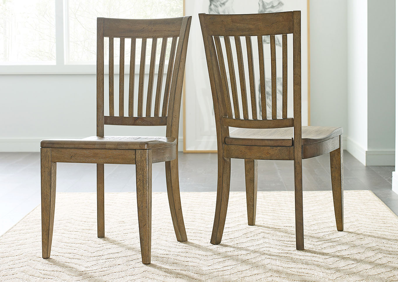 Parsons Brushed Oak Side Chair (Set of 2),Kincaid