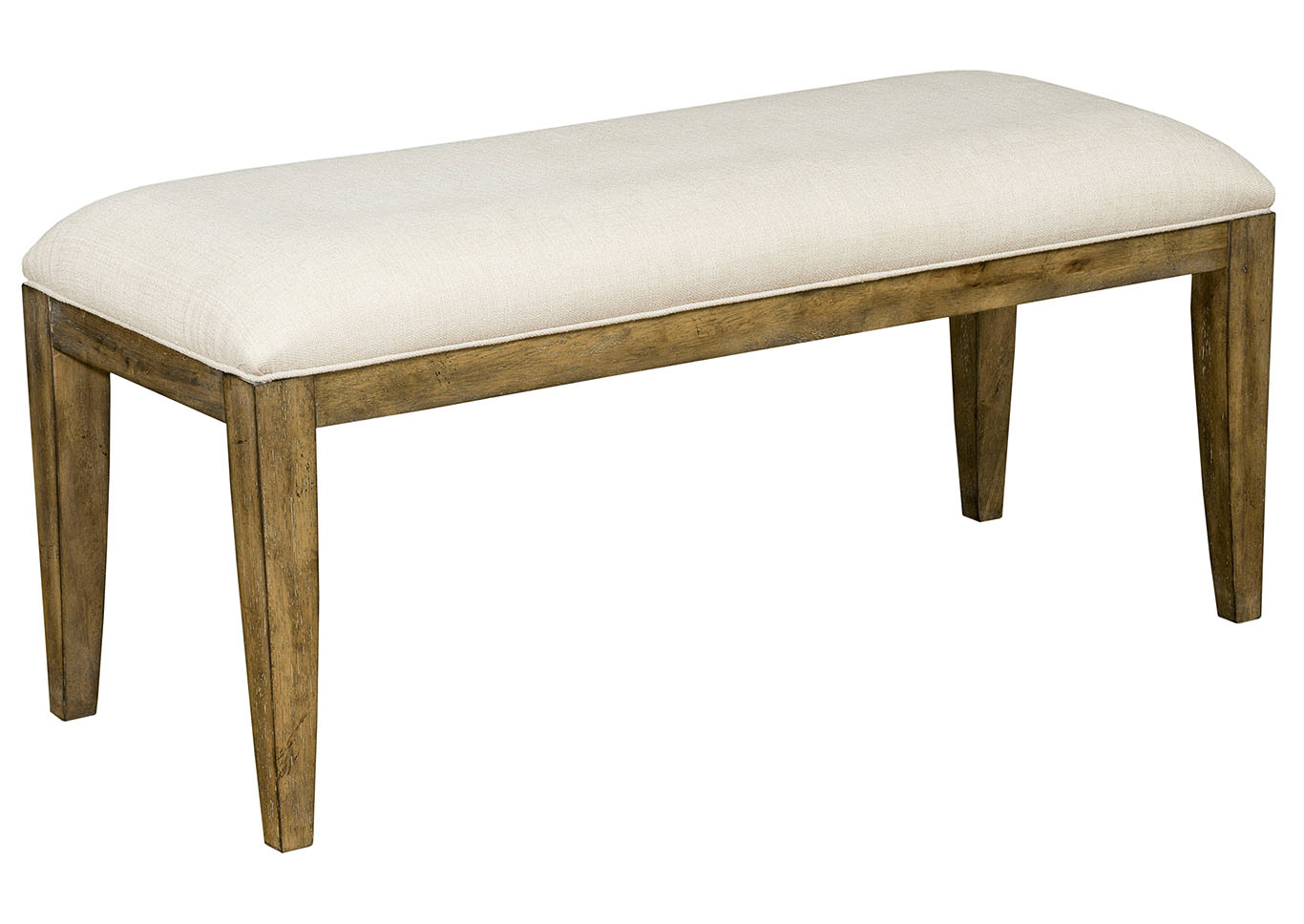 Parsons Brushed Oak Bench,Kincaid