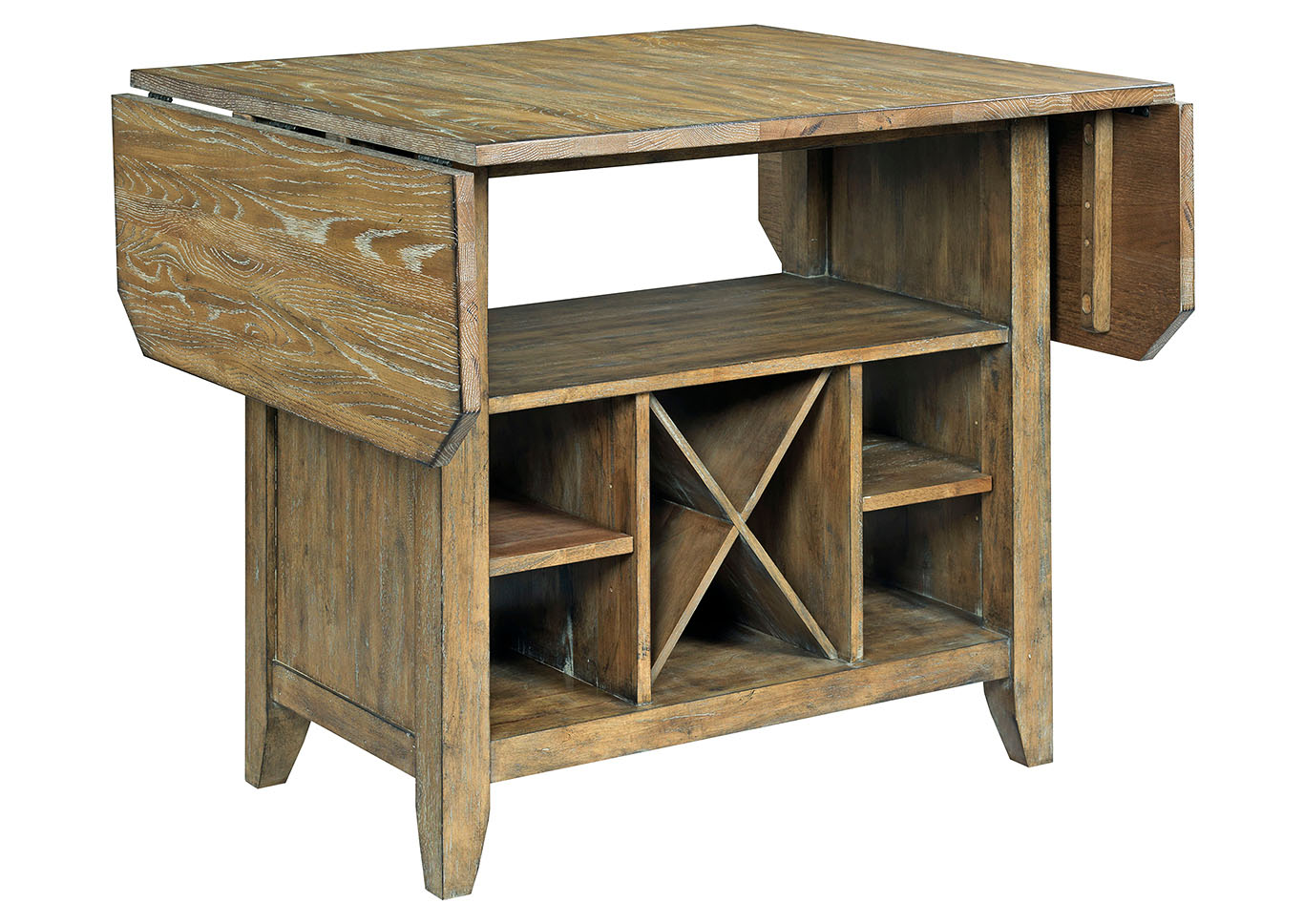 The Nook Brushed Oak Kitchen Island,Kincaid