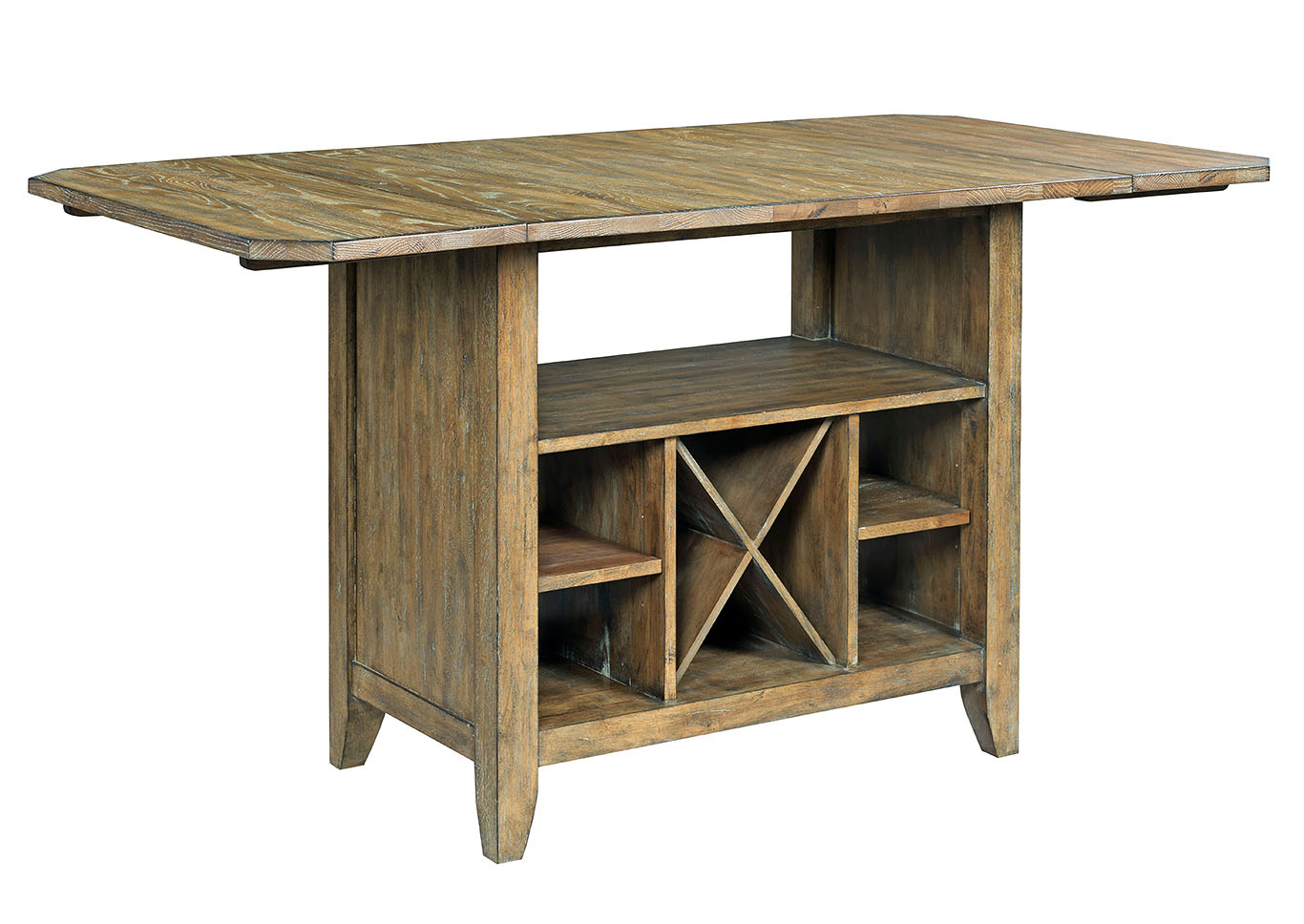 The Nook Brushed Oak Kitchen Island,Kincaid