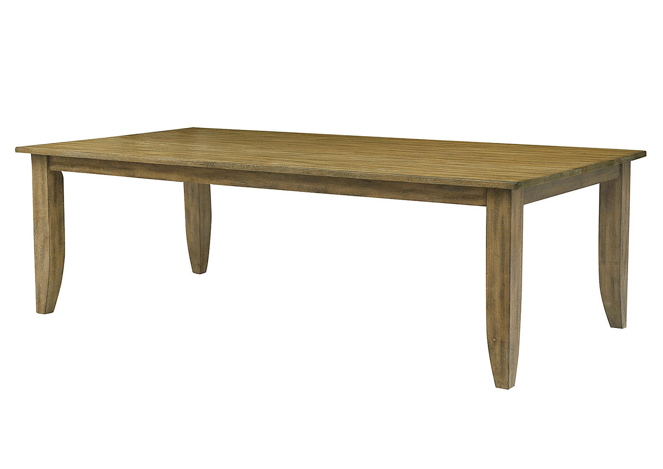 The Nook Brushed Oak 80" Rectangular Dining Table,Kincaid