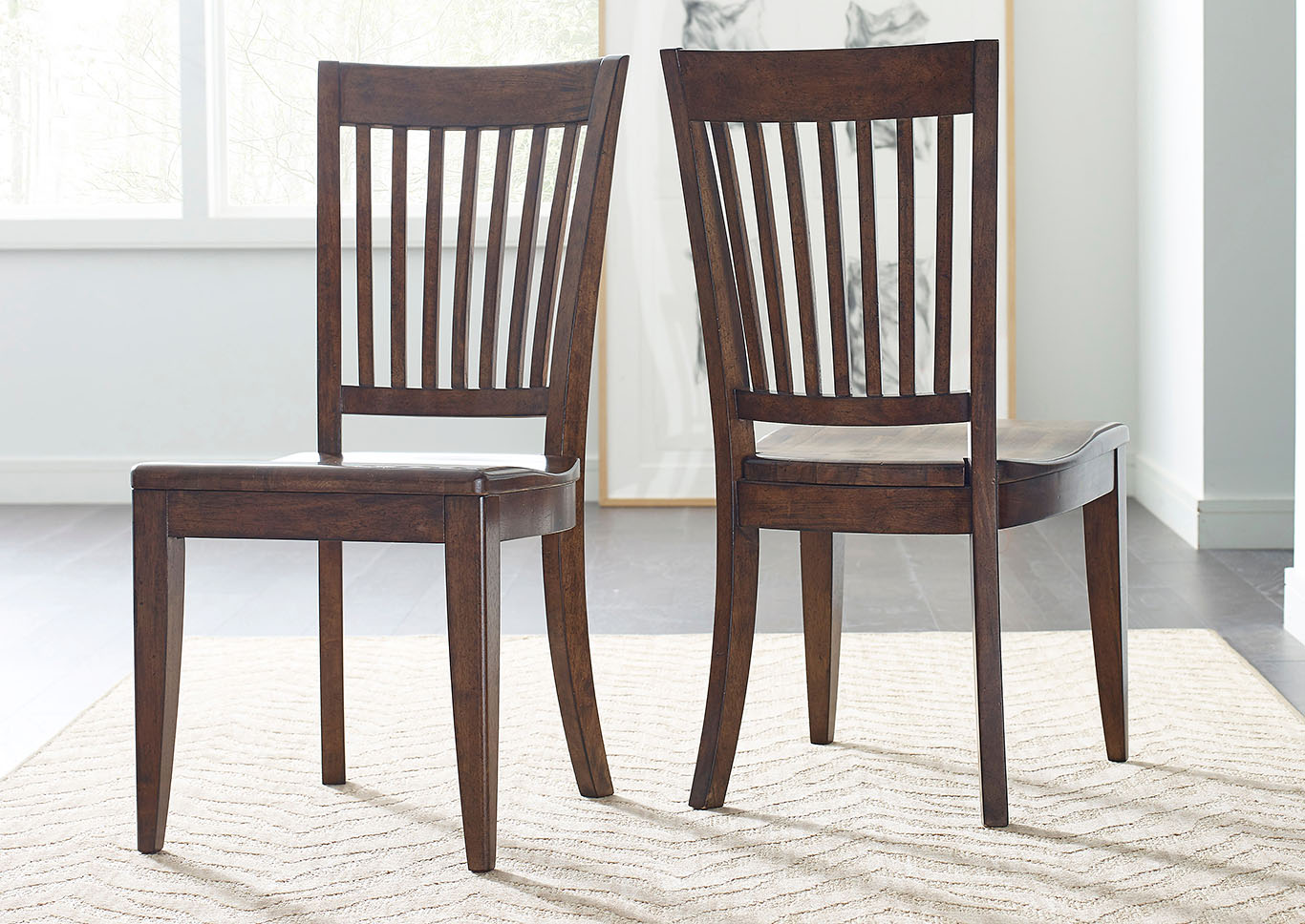 The Nook Hewned Maple Side Chair (Set of 2),Kincaid