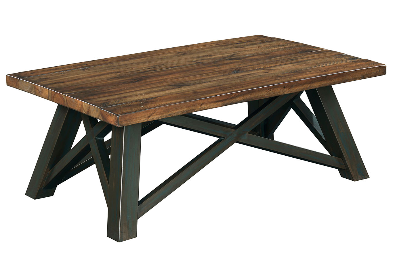 Crossfit Metal Rectangular Cocktail Table,Kincaid