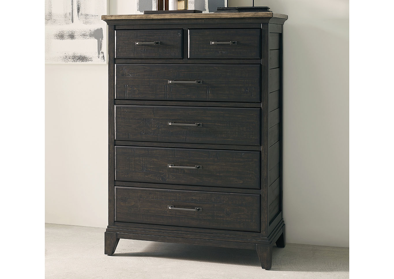 Devine Charcoal Drawer Chest,Kincaid