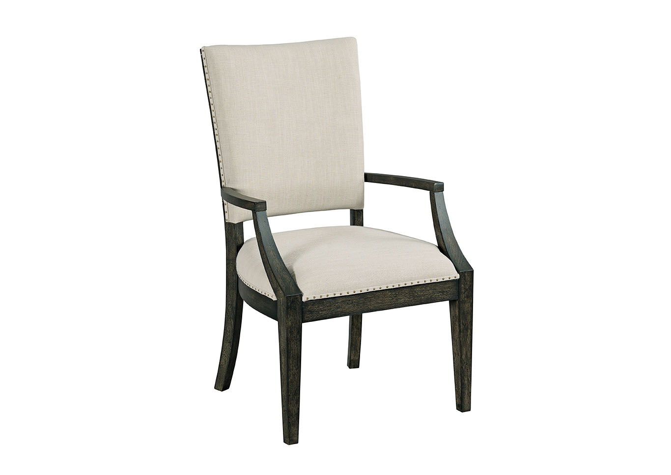 Howell Charcoal Arm Chair (Set of 2),Kincaid