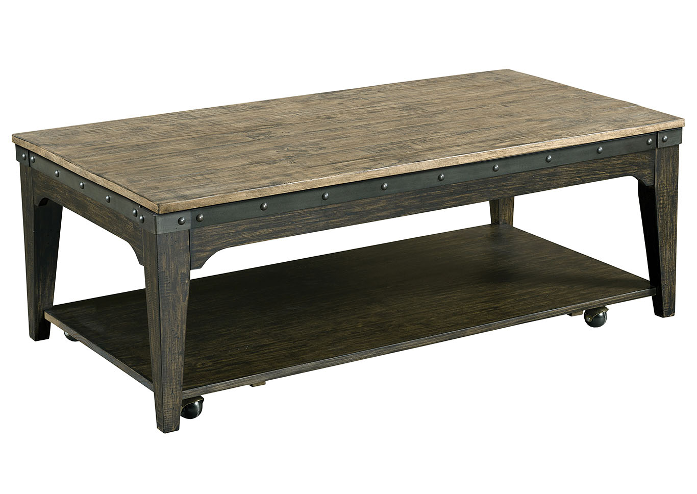 Artisans Charcoal Rectangular Cocktail Table,Kincaid