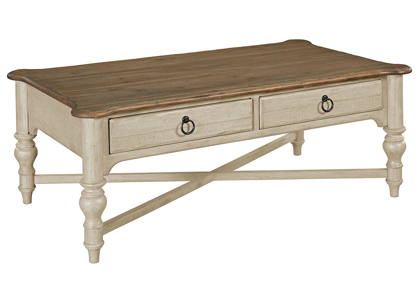 Weatherford Cornsilk Rectangular Cocktail Table,Kincaid