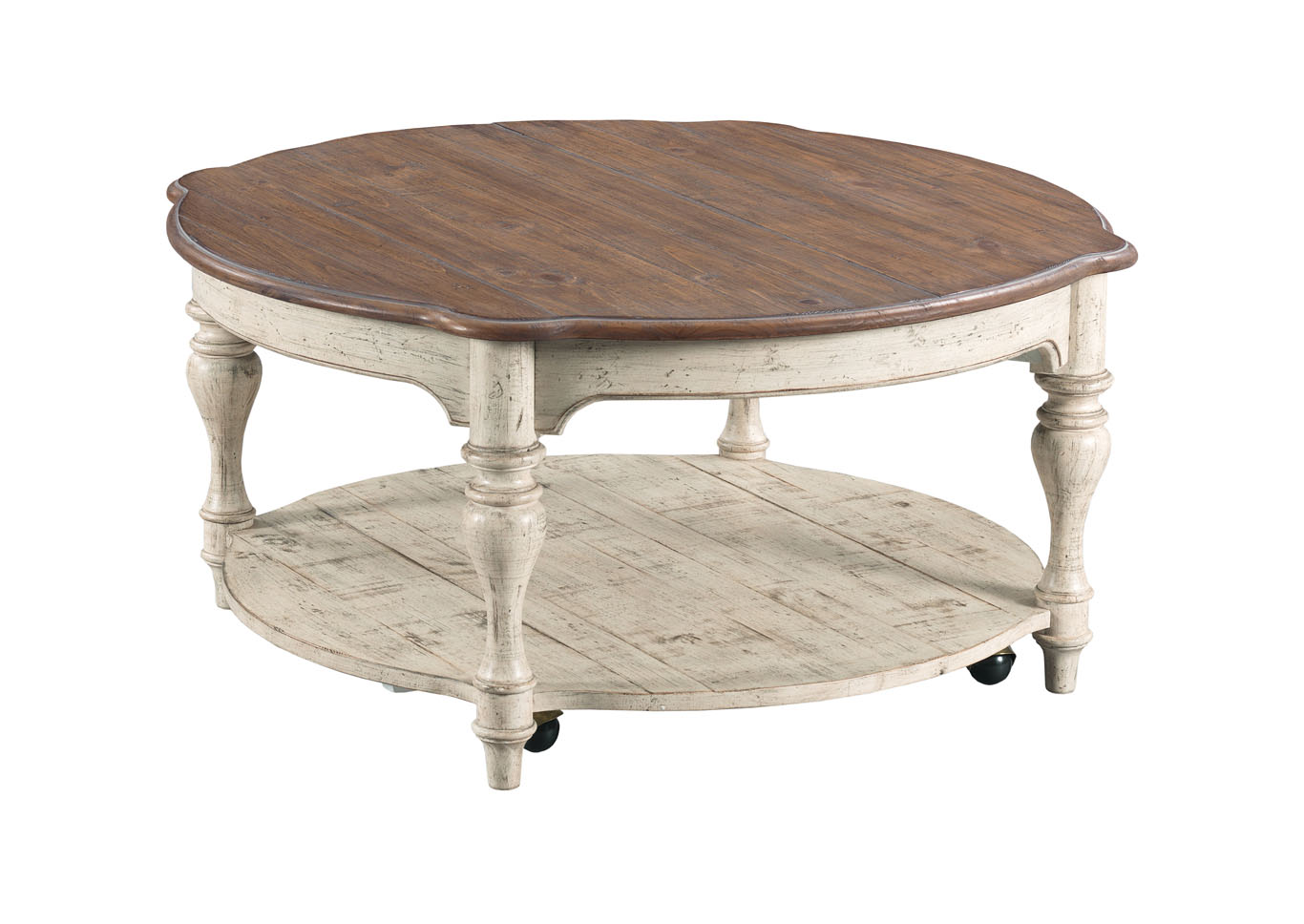 Bolton Cornsilk Round Cocktail Table,Kincaid