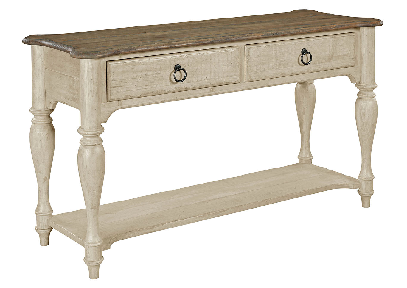 Weatherford Cornsilk Sofa Table,Kincaid