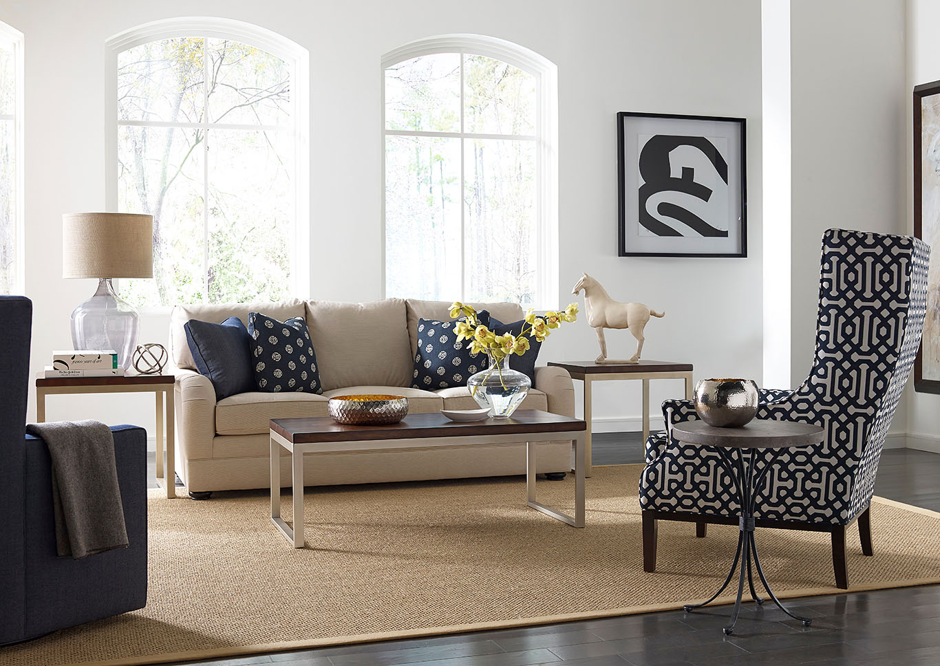 Linear Metal End Table,Kincaid