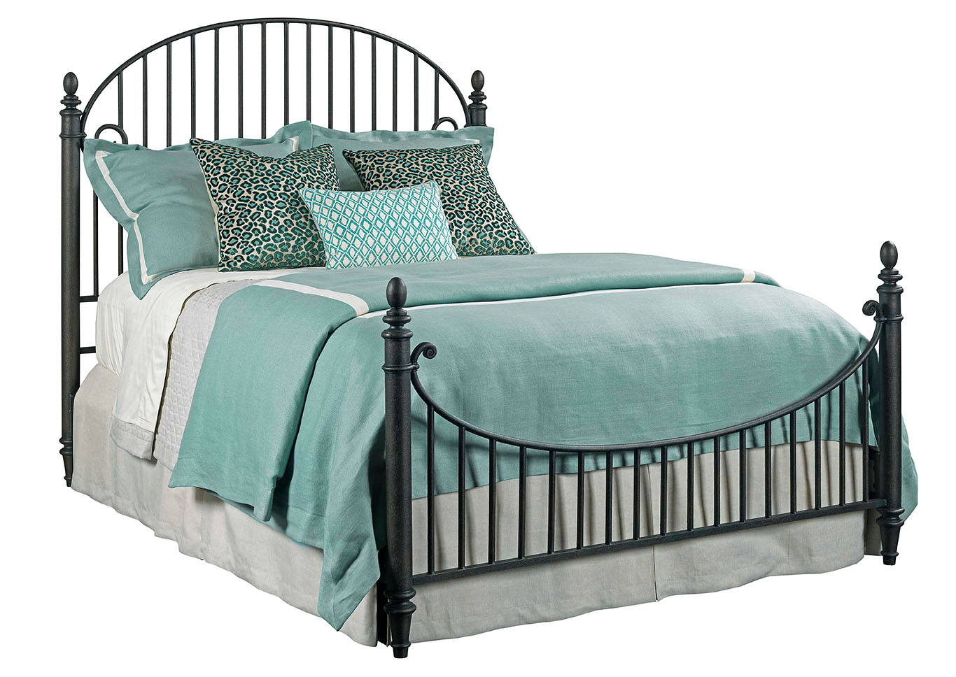 Catlins Metal Poster Queen Bed,Kincaid