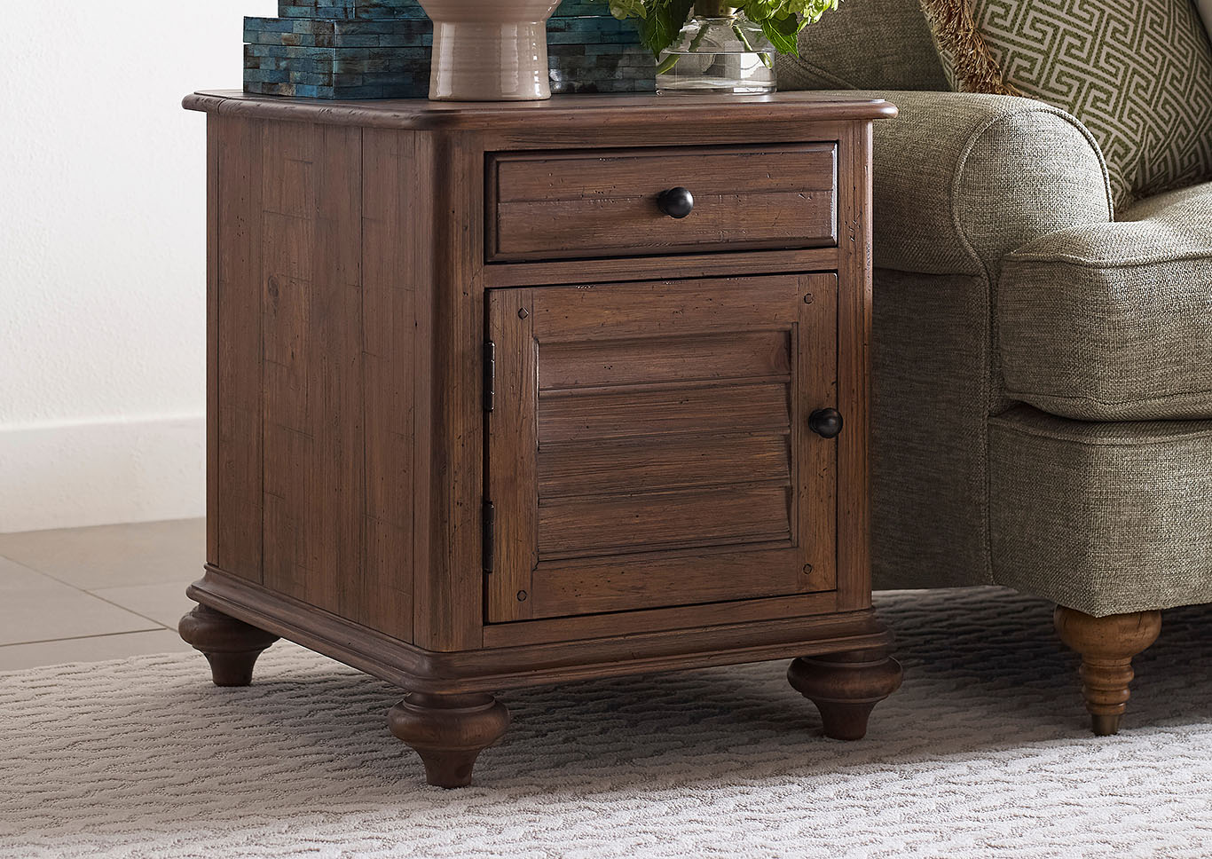 Weatherford Heather Chairside Table,Kincaid