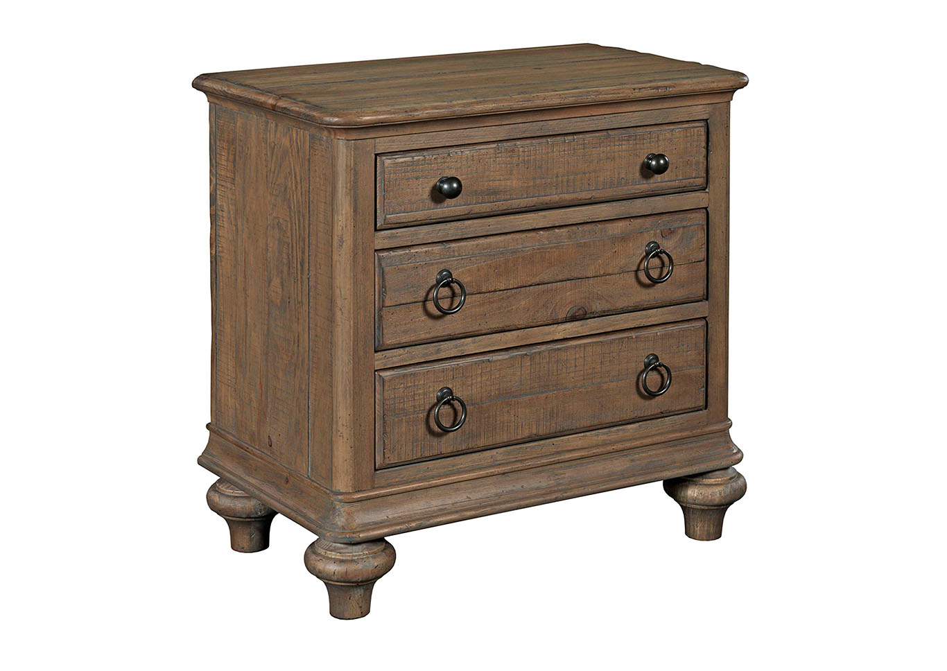 Weatherford Heather 3 Drawer Nightstand,Kincaid