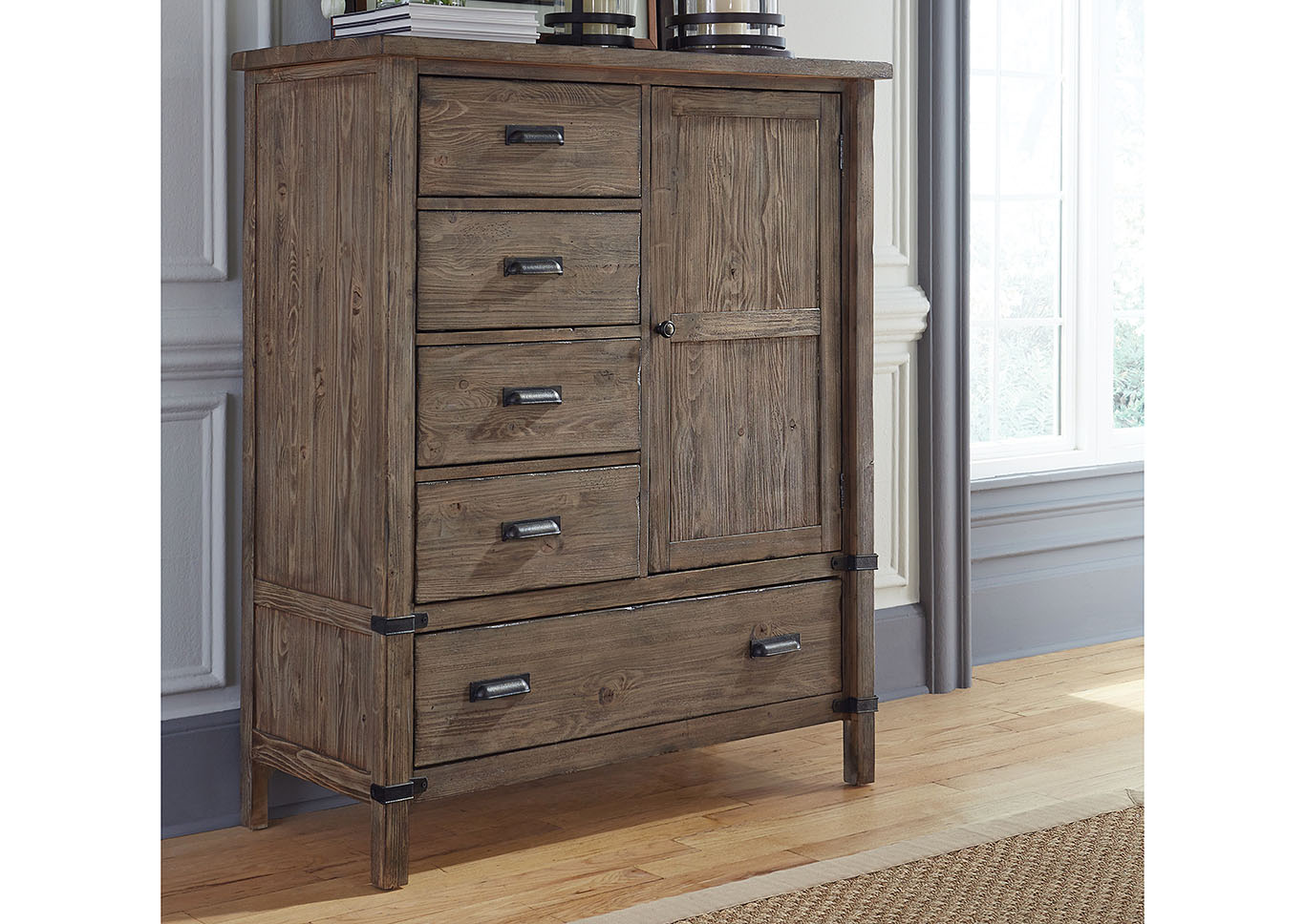 Foundry Driftwood Door Chest,Kincaid