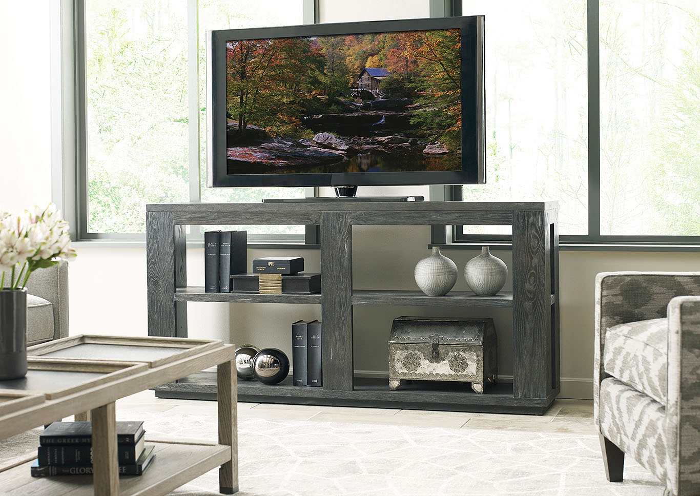 Ridgeline Charred Console Table,Kincaid