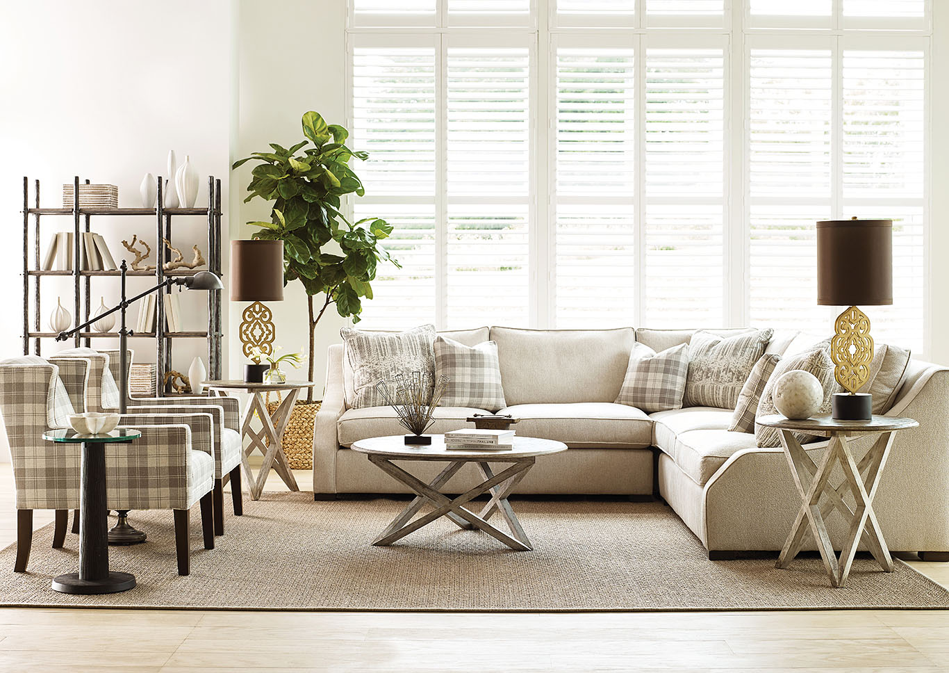 Colton Willow Coffee Table,Kincaid