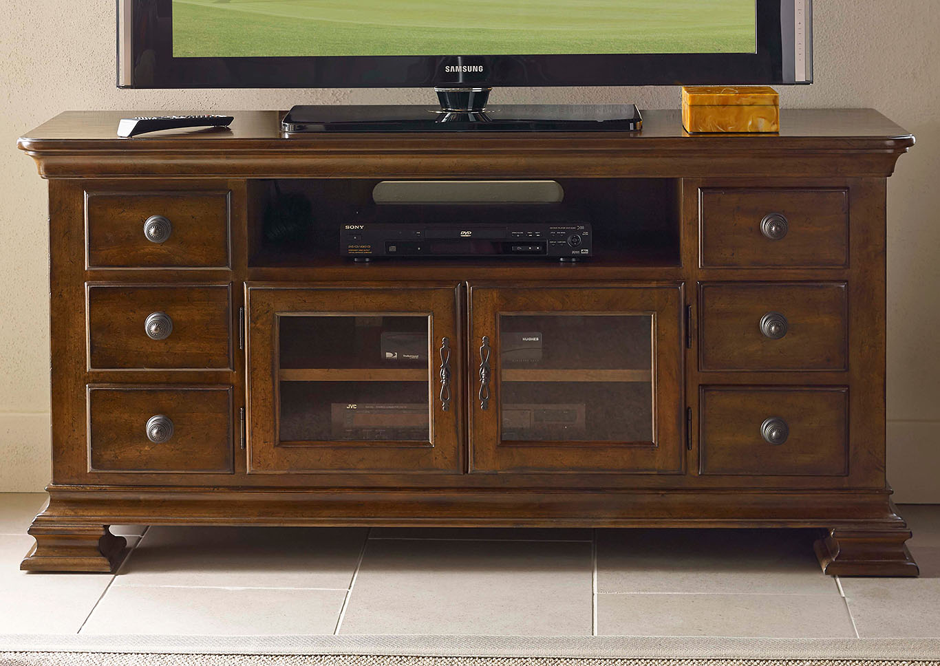 Portolone Truffle 60" Entertainment Console,Kincaid