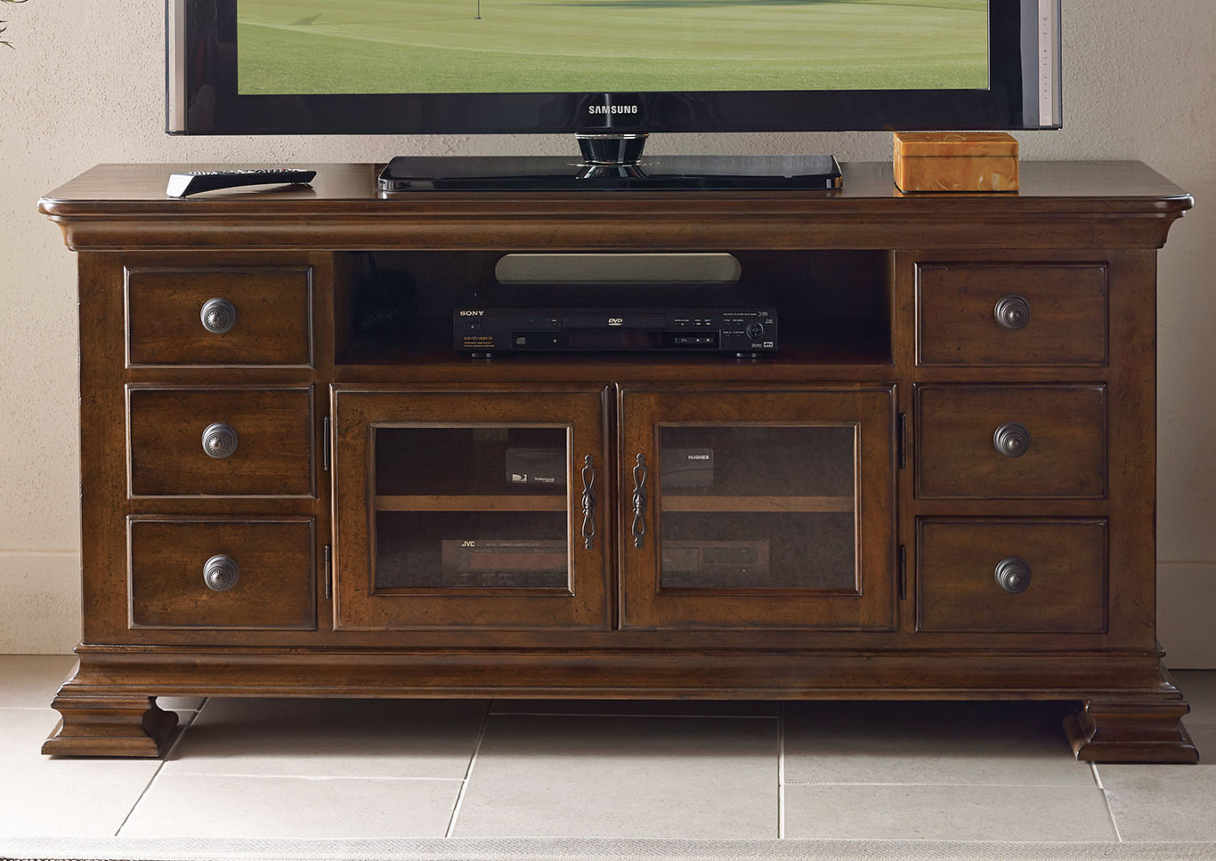 Portolone Truffle 60" Entertainment Console,Kincaid