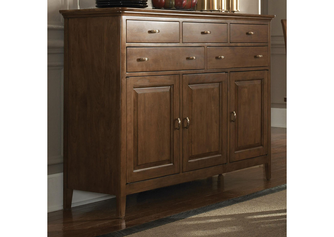 Cherry Park Natural Cherry Sideboard Penland S Furniture