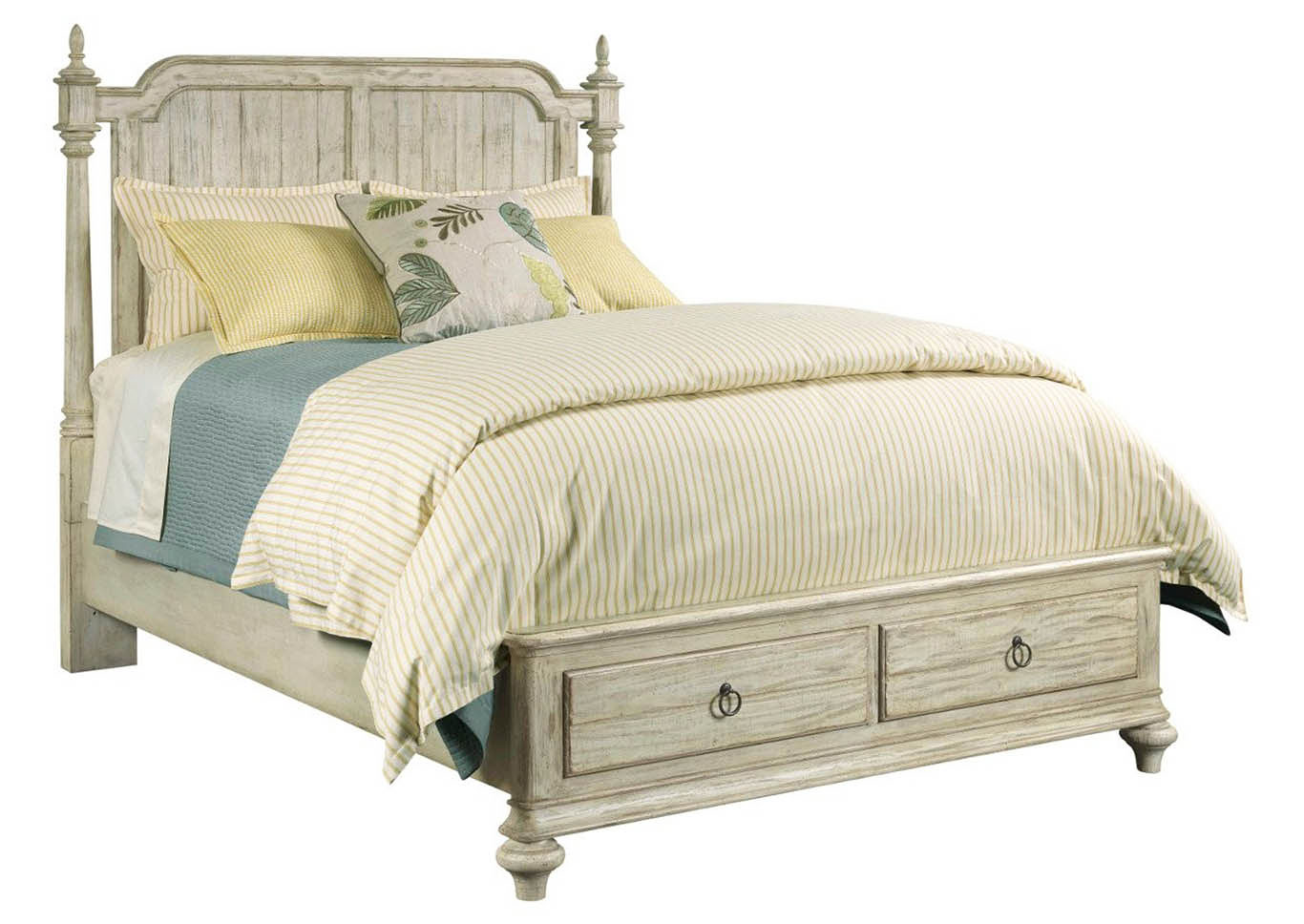 Weatherford Cornsilk Storage King Bed,Kincaid