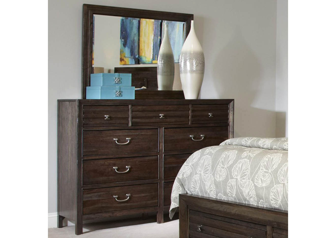 Montreat Graphite Bureau w/Track Mirror,Kincaid