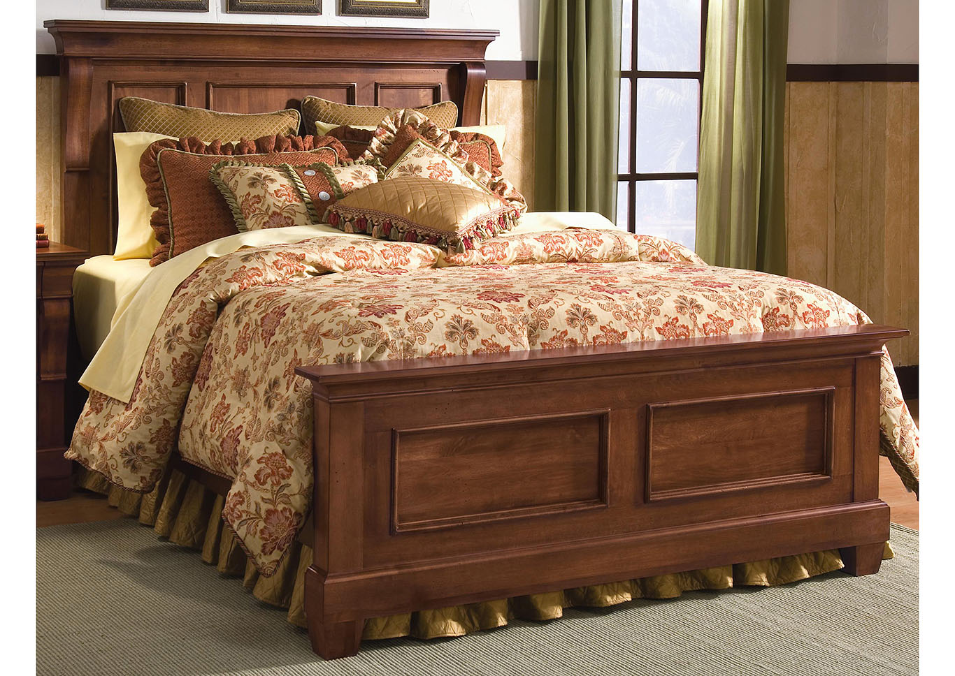 Tuscano Old World King Panel Bed,Kincaid