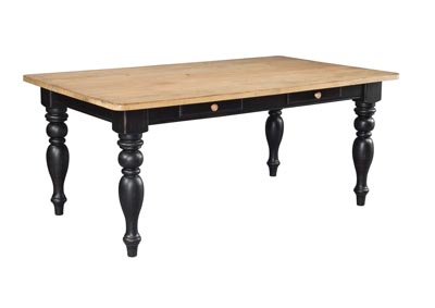 Image for Homecoming Pine Black Dining Table