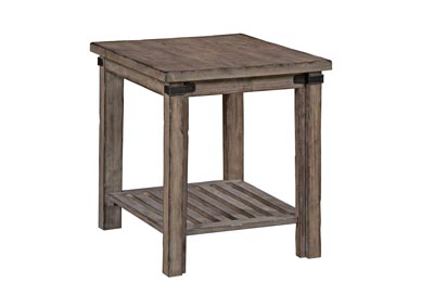 Foundry Driftwood End Table