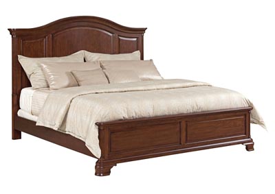 Image for Hadleigh Classic Cherry Arched Queen Panel Bed