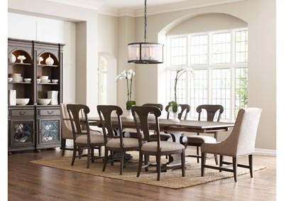 Image for Greyson Greystone Rectangular Dining Set w/6 Side Chairs & 2 Host Chairs