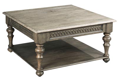 Image for Lamar Fossil/Greystone Square Cocktail Table
