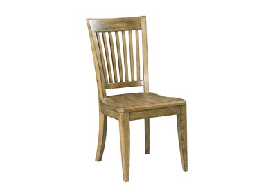 Image for Parsons Brushed Oak Side Chair (Set of 2)