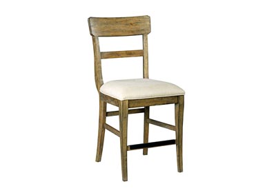 Image for The Nook Brushed Oak Counter Chair (Set of 2)