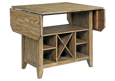 Image for The Nook Brushed Oak Kitchen Island