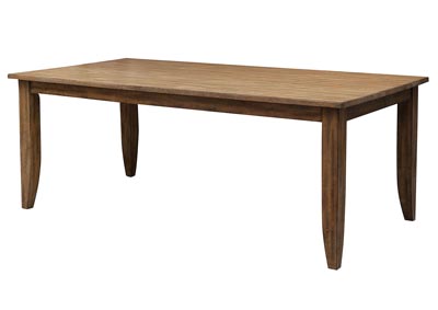 Image for The Nook Brushed Oak 60" Rectangular Dining Table