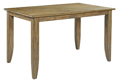 Image for The Nook Brushed Oak 60" Counter Table