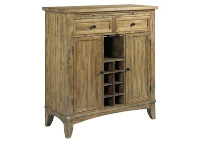 Image for The Nook Brushed Oak Wine Server