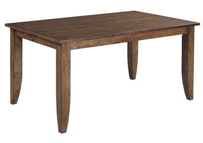 Image for The Nook Hewned Maple 60" Rectangular Dining Table