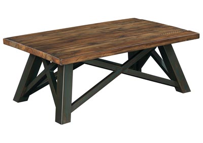Image for Crossfit Metal Rectangular Cocktail Table