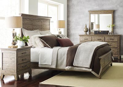 Image for Jessup Stone California King Panel Bed w/Dresser & Mirror