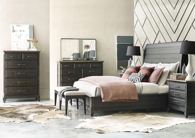 Image for Eastburn Charcoal Sleigh California King Bed w/Dresser & Mirror