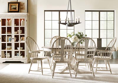 Image for Weatherford Cornsilk Dining Set w/4 Side Chairs & 2 Arm Chairs