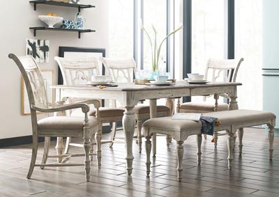 Image for Weatherford Cornsilk Rectangular Table Dining Set