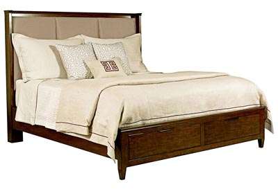 Image for Elise Amaretto Queen Storage Bed