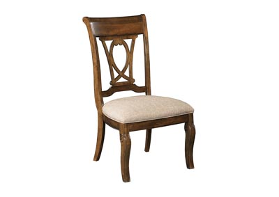 Image for Portolone Truffle Slat Back Upholstered Side Chair (Set of 2)