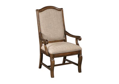 Image for Portolone Truffle Upholstered Arm Chair (Set of 2)