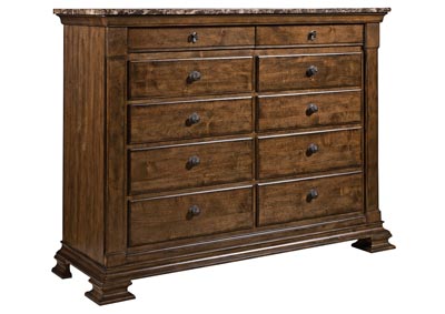 Image for Portolone Truffle Bureau w/Marble Top